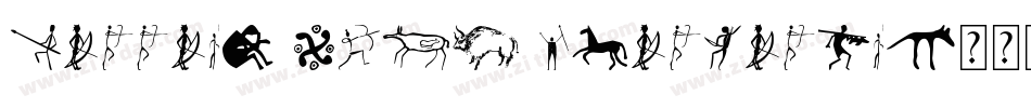 Finnish Rock Paintings字体转换